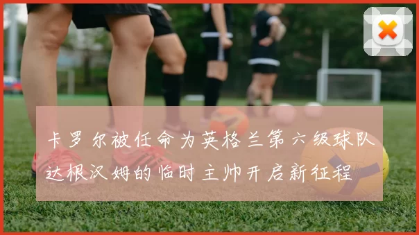卡罗尔被任命为英格兰第六级球队达根汉姆的临时主帅开启新征程